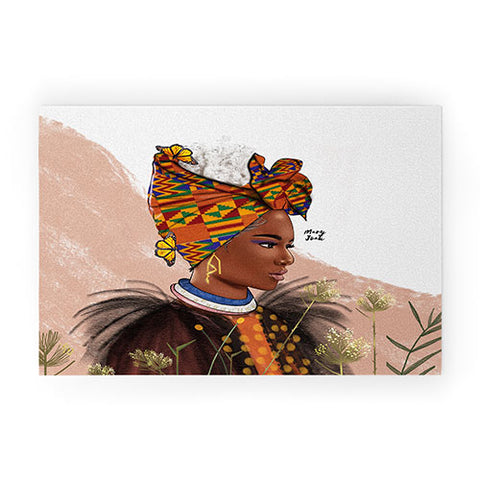 mary joak Just Bloom Welcome Mat