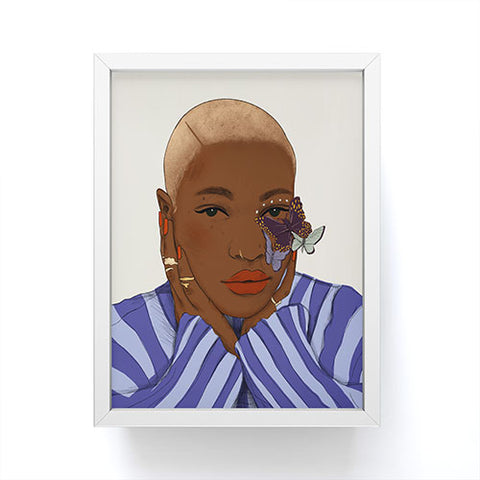 mary joak Oh my soul dont be afraid Framed Mini Art Print