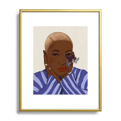 mary joak Oh my soul dont be afraid Metal Framed Art Print