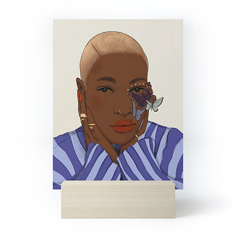 mary joak Oh my soul dont be afraid Mini Art Print