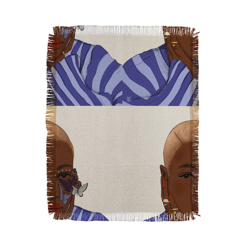 mary joak Oh my soul dont be afraid Throw Blanket