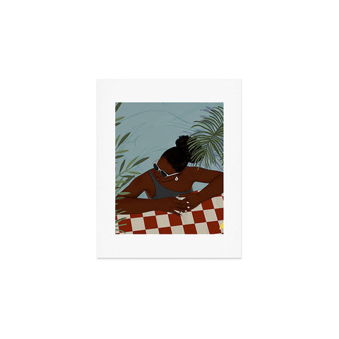 mary joak Pool Body Art Print