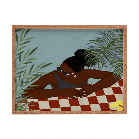 mary joak Pool Body Rectangular Tray