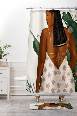 mary joak Precious I Shower Curtain And Mat