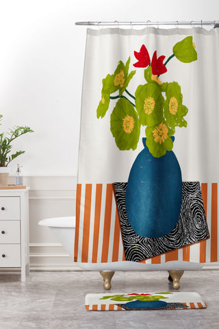 mary joak Tabithas Place Shower Curtain And Mat