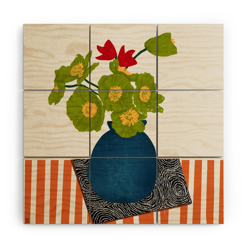 mary joak Tabithas Place Wood Wall Mural