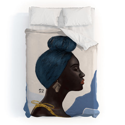 mary joak When You Stand Duvet Cover