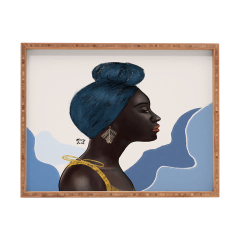 mary joak When You Stand Rectangular Tray