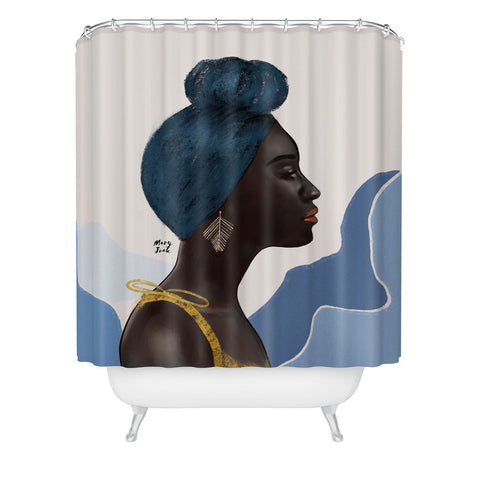 mary joak When You Stand Shower Curtain