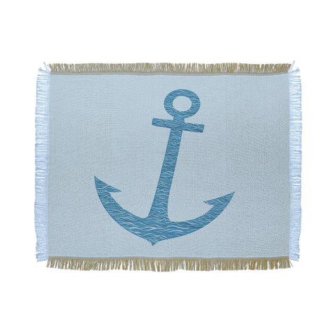 Matt Leyen Anchors Awaves Throw Blanket