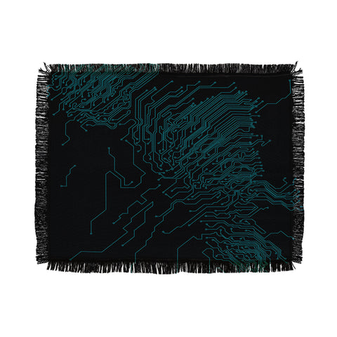 Matt Leyen Circuit Throw Blanket