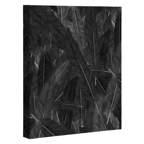 Matt Leyen Feathered Dark Art Canvas