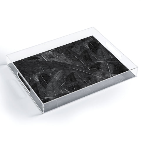 Matt Leyen Feathered Dark Acrylic Tray