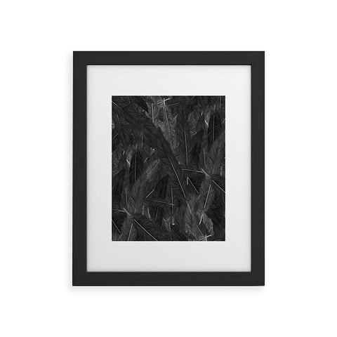 Matt Leyen Feathered Dark Framed Art Print