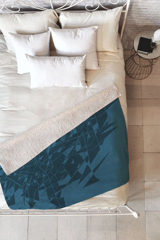 Matt Leyen Glass BG Fleece Throw Blanket
