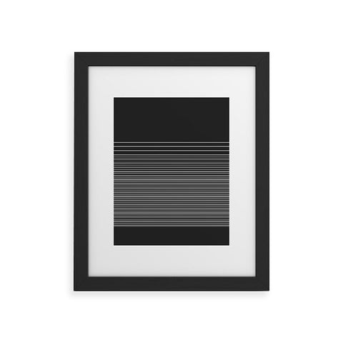 Matt Leyen Gradient Dark Framed Art Print