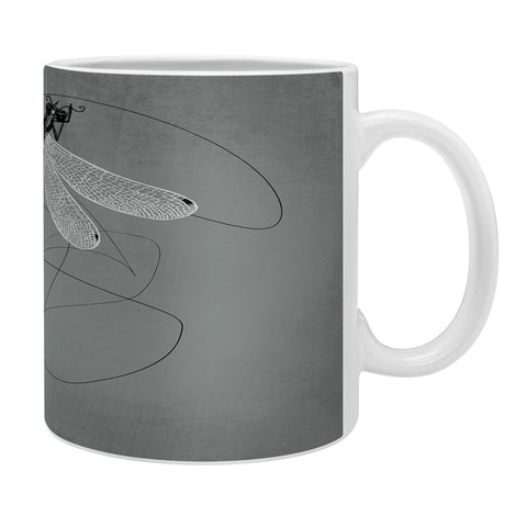 Matt Leyen Here There And Back Again Grey Coffee Mug