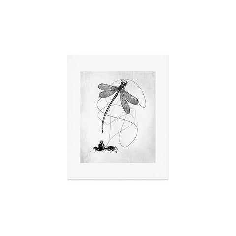 Matt Leyen Here There And Back Again White Art Print