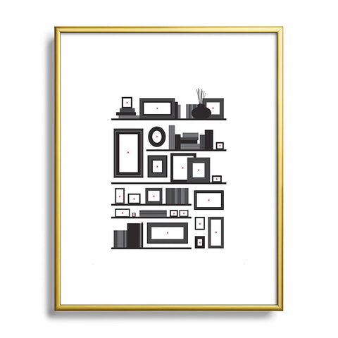 Matt Leyen Image Not Found Metal Framed Art Print