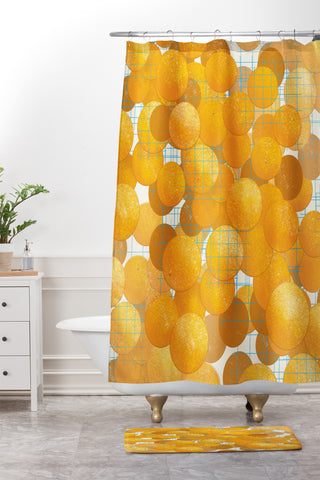 Matt Leyen Laser Malfunction Shower Curtain And Mat