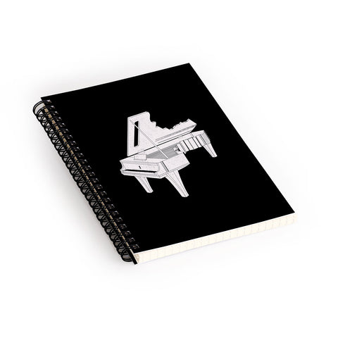 Matt Leyen Music Is The Key 2 Spiral Notebook