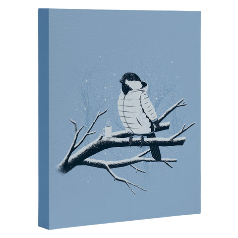 Matt Leyen North For The Winter Blue Art Canvas