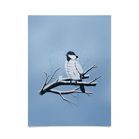 Matt Leyen North For The Winter Blue Poster