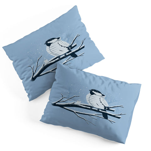 Matt Leyen North For The Winter Blue Pillow Shams