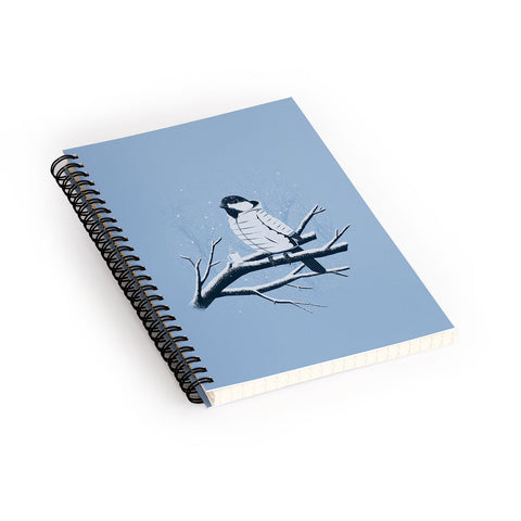 Matt Leyen North For The Winter Blue Spiral Notebook