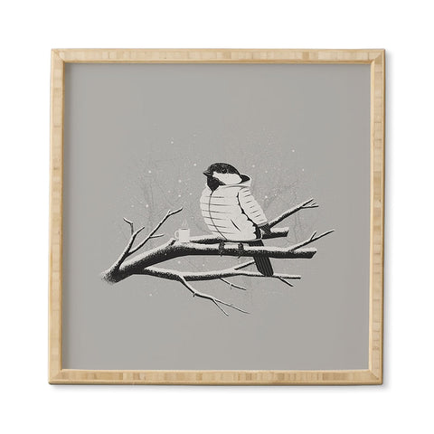 Matt Leyen North For The Winter Grey Framed Wall Art