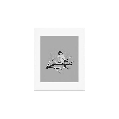 Matt Leyen North For The Winter Grey Art Print