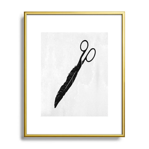 Matt Leyen Sharp Metal Framed Art Print