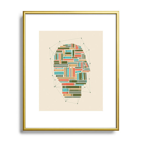 Matt Leyen Socially Networked Metal Framed Art Print