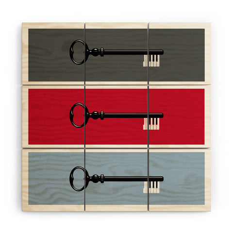 Matt Leyen The Key Wood Wall Mural