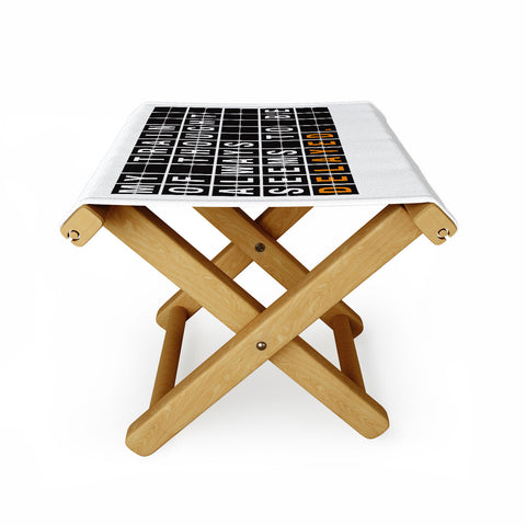 Matt Leyen Train Of Thought Folding Stool