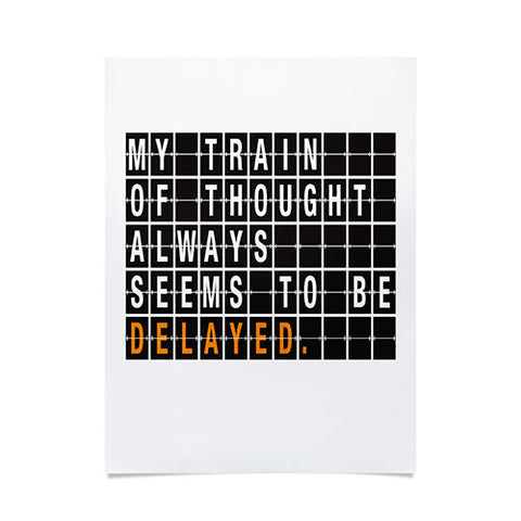 Matt Leyen Train Of Thought Poster
