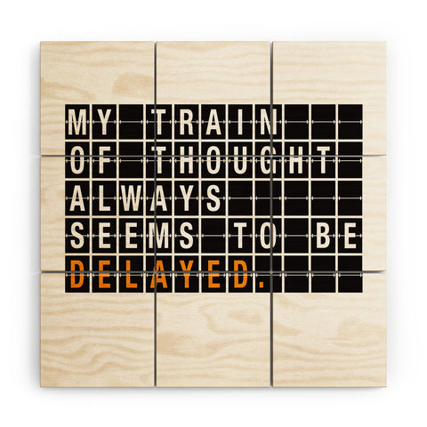 Matt Leyen Train Of Thought Wood Wall Mural