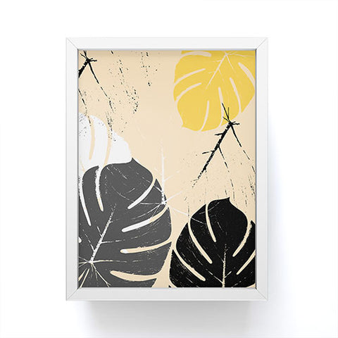 Matthew Taylor Wilson monstera 002 Framed Mini Art Print