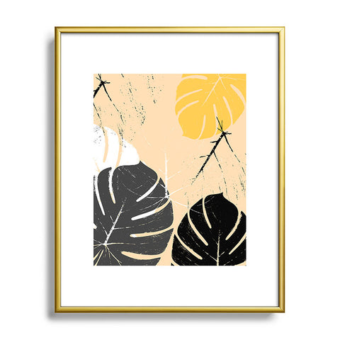 Matthew Taylor Wilson monstera 002 Metal Framed Art Print