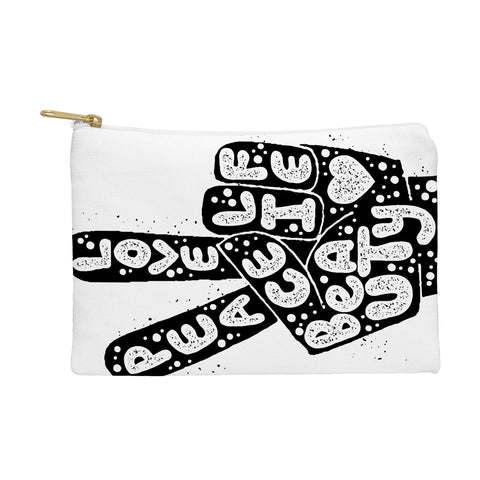 Matthew Taylor Wilson PEACE LOVE BEAUTY LIFE Pouch