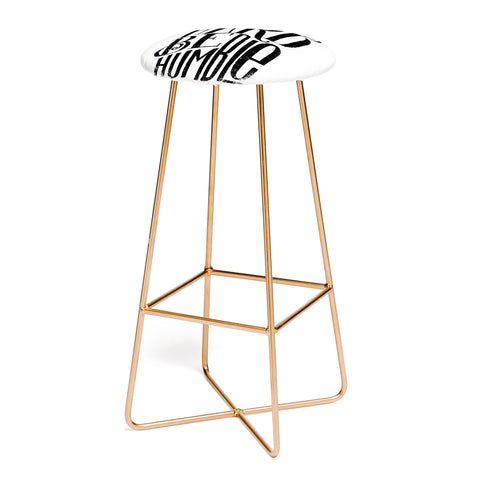 Matthew Taylor Wilson WORK HARD BE HUMBLE Bar Stool