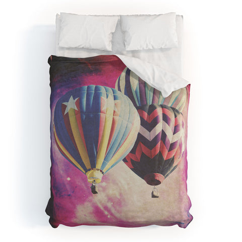Maybe Sparrow Photography Balloons In Space Duvet Cover