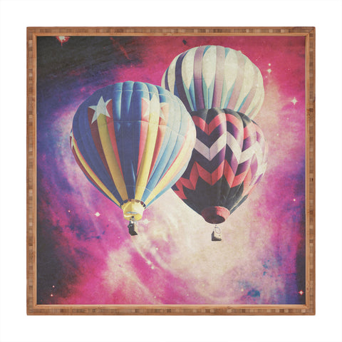 Maybe Sparrow Photography Balloons In Space Square Tray