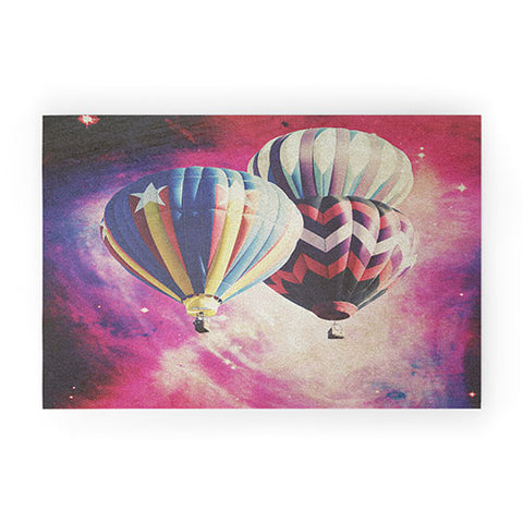 Maybe Sparrow Photography Balloons In Space Welcome Mat