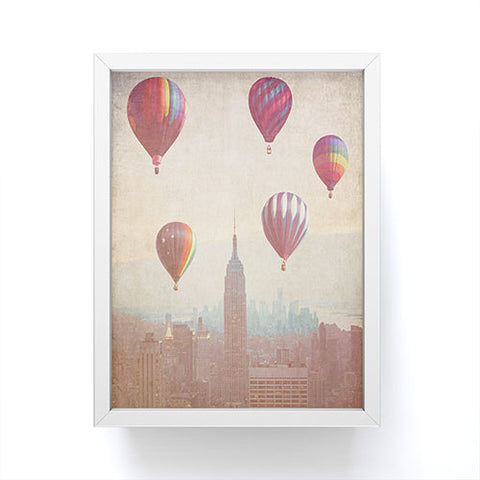 Maybe Sparrow Photography Balloons Over Midtown Framed Mini Art Print
