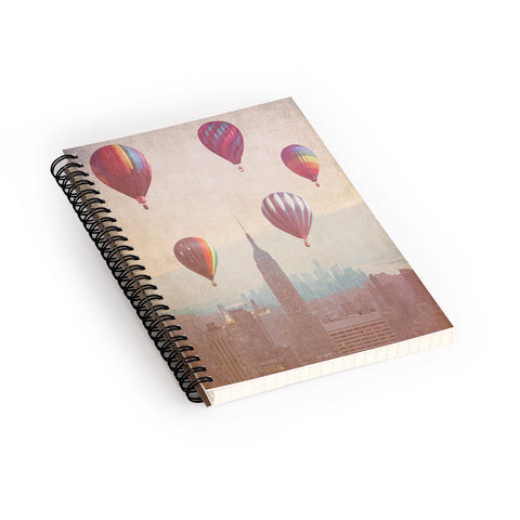 Maybe Sparrow Photography Balloons Over Midtown Spiral Notebook