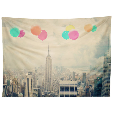 Maybe Sparrow Photography Balloons Over The City Tapestry