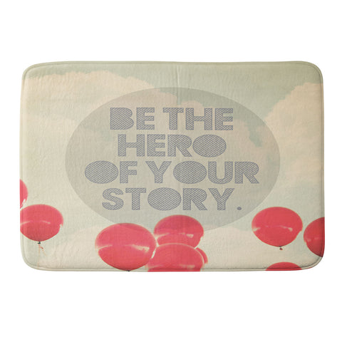 Maybe Sparrow Photography Be The Hero Memory Foam Bath Mat
