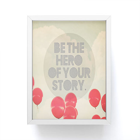 Maybe Sparrow Photography Be The Hero Framed Mini Art Print