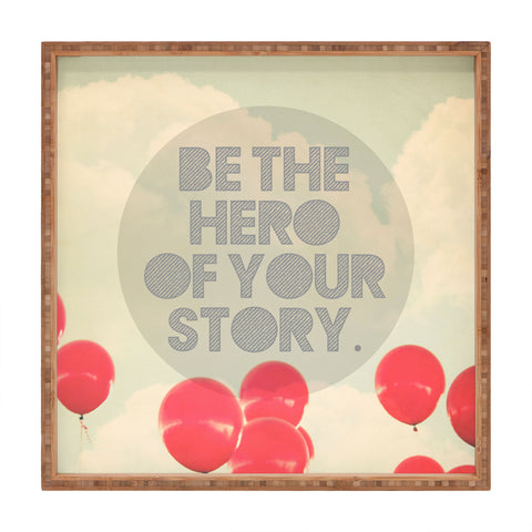 Maybe Sparrow Photography Be The Hero Square Tray